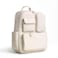 Itzy Ritzy Utility Diaper Bag Backpack Features 17 Pockets Including 2 Insulated Bottle Holders Trolley Sleeve and Includes Stroller Straps Changing Pad Part of the Belong Collection Cream