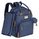 RUVALINO Diaper Bag Backpack Multifunction Travel Pack Maternity Baby Changing Bags Large Capacity Waterproof Navy Blue