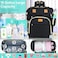 ZRSUN Diaper Bag Backpack Multifunctional Baby Travel Bag with Foldable Changing Station Portable Changing Pad USB Charging Port Black