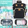 ZRSUN Diaper Bag Backpack Multifunctional Baby Travel Bag with Foldable Changing Station Portable Changing Pad USB Charging Port Black