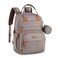 BabbleRoo Diaper Bag Backpack Baby Essentials Travel Tote Multi Function Water Resistant Diaper Bag Travel Essentials Baby Bag with Changing Pad Stroller Straps Pacifier Case Unisex Khaki