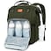 KeaBabies Baby Diaper Bag Backpack Large Baby Bag for Boys Girls Waterproof Multi Function Travel Diaper Backpack with Changing Pad Durable Travel Essentials for Moms and Dads Dark Olive