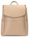 MIA + MIA SOPHIA Leather Diaper Bag Backpack with USB Charging port Changing Pad Stroller Straps and Bottle Holder Beige Olivia