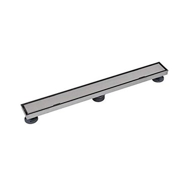 Oatey Designline 28 in Linear Shower Drain Tilein Grate in Stainless Steel