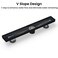 EXF Linear Shower Drain 36 Inch Matte Black with Reversible Flat Tile Insert Cover Stainless Steel Rectangle Shower Floor Drain with Hair Catcher Adjustable Feet