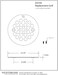 Westbrass D319312 414 OD Brass Shower Strainer Grid Drain Cover 1Pack Oil Rubbed Bronze