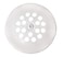 Westbrass D32750 Beehive Tub Grid Strainer with Screw Powder Coat White