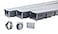 URA WATER Model UA100 Drainage Trench Set Channel Drain With Galvanized Steel Grate 3 x 39 117 Total Length