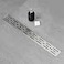 SaniteModar Linear Shower Drain Shower Drain 60 inch High Flow Rate Removable Grate Brushed 304 Stainless Steel Linear Drain with Hair Strainer and Adjustable Leveling Feet