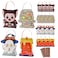 CcXxMming 30 PCS Halloween Treat Boxes with Handles and Stickers 4 Designs Ghost Mummy Vampire Candle Medium Size Halloween Candy Gift Boxes and Goodie Bags with Transparent Window Party Favors