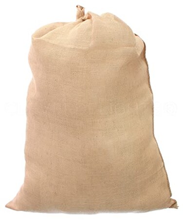 CleverDelights 30 x 40 Burlap Bags 2 Pack Heavy Duty Stitching