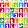Elcoho 30 Pieces Easter Nonwoven Bunny Bags with Handles 88 Inch Easter Treat Bag Bulk Goodie Gift Bags for Easter Party Favors