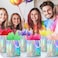 KeerxunBag 12pcs Reusable Gift BagsIncludes Tissue Paper Gift bag with handle Birthdays Parties Holidays Weddings Medium 10x4x8in colorful