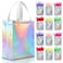 KeerxunBag 12pcs Reusable Gift BagsIncludes Tissue Paper Gift bag with handle Birthdays Parties Holidays Weddings Medium 10x4x8in colorful