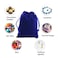 KUPOO 25 Pack 5x7 Inch Velvet Drawstring BagsBlack Drawstrings Velvet Bags for JewelryDrawstring BagsCandy BagsParty Favors Royal Blue