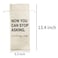 DOI-LANEE Now You Can Stop Asking Pregnancy Announcement Gift Baby Reveal Wine Bag for Grandparents Aunt Uncle DL053