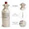 DOI-LANEE Now You Can Stop Asking Pregnancy Announcement Gift Baby Reveal Wine Bag for Grandparents Aunt Uncle DL053