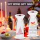 OKBA 5 PCS Sublimation wine gift bag blank Canvas bottle with drawstring Reusable gift BagsSuitable for sublimation screen printing DIY graffiti