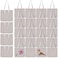 Sadnyy 24 Pcs Mini Tote Bag Bulk 8 x 8 Gift Bag Blank Small Canvas Tote Bags Goody Gift Sacks for DIY Crafts Party Favor