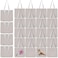 Sadnyy 24 Pcs Mini Tote Bag Bulk 8 x 8 Gift Bag Blank Small Canvas Tote Bags Goody Gift Sacks for DIY Crafts Party Favor
