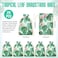 Saintrygo 20 Pcs Tropical Gift goodie Bags Hawaii Luau Party Favor Drawstring Palm Leaf Candy Bags 4 x 6 Inch