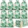 Saintrygo 20 Pcs Tropical Gift goodie Bags Hawaii Luau Party Favor Drawstring Palm Leaf Candy Bags 4 x 6 Inch