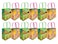 TINYMILLS Fiesta Themed Party Favor Bags Treat Bags 12 Pack