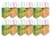 TINYMILLS Fiesta Themed Party Favor Bags Treat Bags 12 Pack