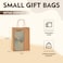 YEEHAW Brown Paper Bags with Handles Bulk 58x32x825 50Pcs Gift Bags Small Size Brown Kraft Bag with Handles Bulk Bags for Retail Party Shopping Merchandise