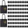 Sherr 100 Pcs Mini Gift Bags Bulk 4 x 275 x 45 in Paper Bag with Tag Extra Small Paper Gift Boxes with Handles for Birthday Party Favor Wedding Small Business Spring EasterBlack