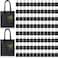 Sherr 100 Pcs Mini Gift Bags Bulk 4 x 275 x 45 in Paper Bag with Tag Extra Small Paper Gift Boxes with Handles for Birthday Party Favor Wedding Small Business Spring EasterBlack