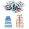 CHARMGIFTBOX 8 Pack Gift Boxes with Lids 4 Surprise Gift Box Explosion and 4 Paper Square White Nesting Gift Boxes Exploding Box Set for Boyfriend Husband Son Birthday Party Favor Boxes BluePink