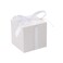 COTOPHER 60pcs Wedding Favor Boxes Paper Gift Boxes 3x3x3 Inches Small Gift Boxes with Ribbons Small Boxes for Gifts Crafting Cupcake Candy Bridesmaid Proposal BoxesEasy Assemble Boxes White