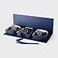 Geoto 173x6x2in Bulk 6 Pack Fillable DAD Shaped Letter Box Empty Gift Wrapping Box for Fathers Day Packing Navy Blue