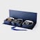 Geoto 173x6x2in Bulk 6 Pack Fillable DAD Shaped Letter Box Empty Gift Wrapping Box for Fathers Day Packing Navy Blue