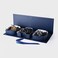 Geoto 173x6x2in Bulk 6 Pack Fillable DAD Shaped Letter Box Empty Gift Wrapping Box for Fathers Day Packing Navy Blue
