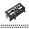 HAPPY POTATO 30 Pack Macaron Boxes for 4 or 5 41919 Inches Macaron Packaging Boxes Black Macaron Box with Window Macaron Container Gift Boxes with Ribbon