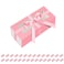 HAPPY POTATO 30 Pack Macaron Boxes for 4 or 5 41919 Inches Macaron Packaging Boxes Pink Macaron Box with Clear Window Macaron Container Gift Boxes with Ribbon