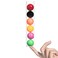 SLShePack 100PCS 1 x 1 x 6 Gumball Party Favor Gumball Candy Container Clear Gumball Boxes for 6