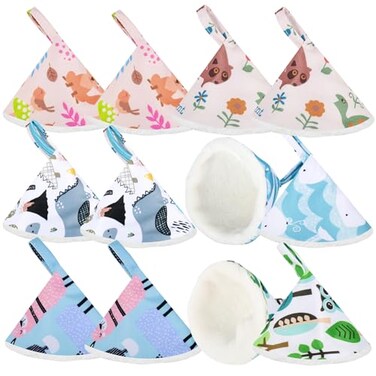 YSSPPOY 12 Pcs Peepeeteepe for Baby Boy Reusable Pee Peep Teepee Baby Boy with Hang Loop6 Patterns