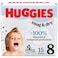 HUGGIES Huggies Size 8 Diapers Snug Dry Baby Diapers Size 8 46 lbs 15 Count Packaging May Vary