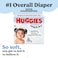 HUGGIES Huggies Size 8 Diapers Snug Dry Baby Diapers Size 8 46 lbs 15 Count Packaging May Vary