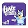 Luvs Size 4 Baby Diapers Platinum Protection Bluey Diapers for Day Night Size 4 198 Count Packaging May Vary