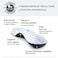 SOLE Active Thin Orthotic Sport Insoles Anti Fatigue Arch Support Shoe Inserts Mens Size 11Womens Size 13