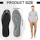 Janmercy 8 Pairs 3D Shoe Insoles Inserts Women Men Sponge Insoles Replacement Innersoles Cushioning Work Boot Replacement Shoe InsertsMulti Colors Shoe Size 611