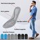 Janmercy 8 Pairs 3D Shoe Insoles Inserts Women Men Sponge Insoles Replacement Innersoles Cushioning Work Boot Replacement Shoe InsertsMulti Colors Shoe Size 611