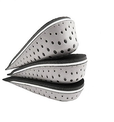 esowemsn One Pair Hard Breathable Memory Foam Height Increase Insole Invisible Increased Heel Lifting Inserts Shoe Lifts Shoe Pads Elevator Insoles for Men Women 2cm Height