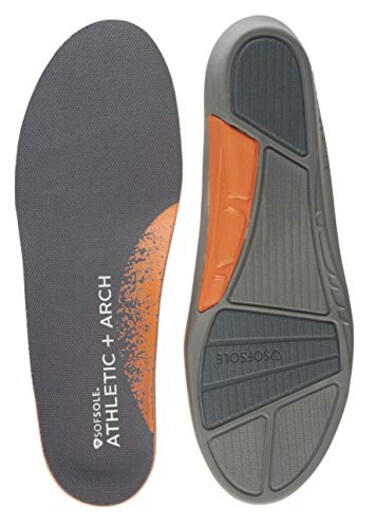 Sof Sole Womens Athletic High Arch Performance FullLength Insole Black 575