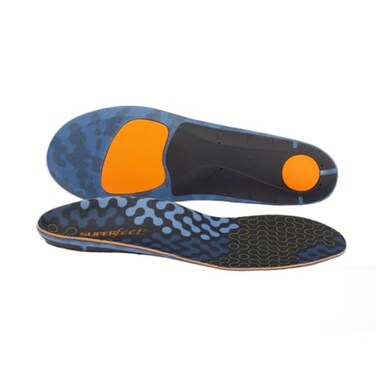 Superfeet Run Cushion Medium Arch Insoles for Runners with Medium Arch Support Adaptive Comfort Technology 557 Men 658 Women