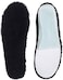 ABUSA Black Sheepskin Insoles Womens Premium Think Wool Fur Fleece Inserts Cozy Fluffy 7